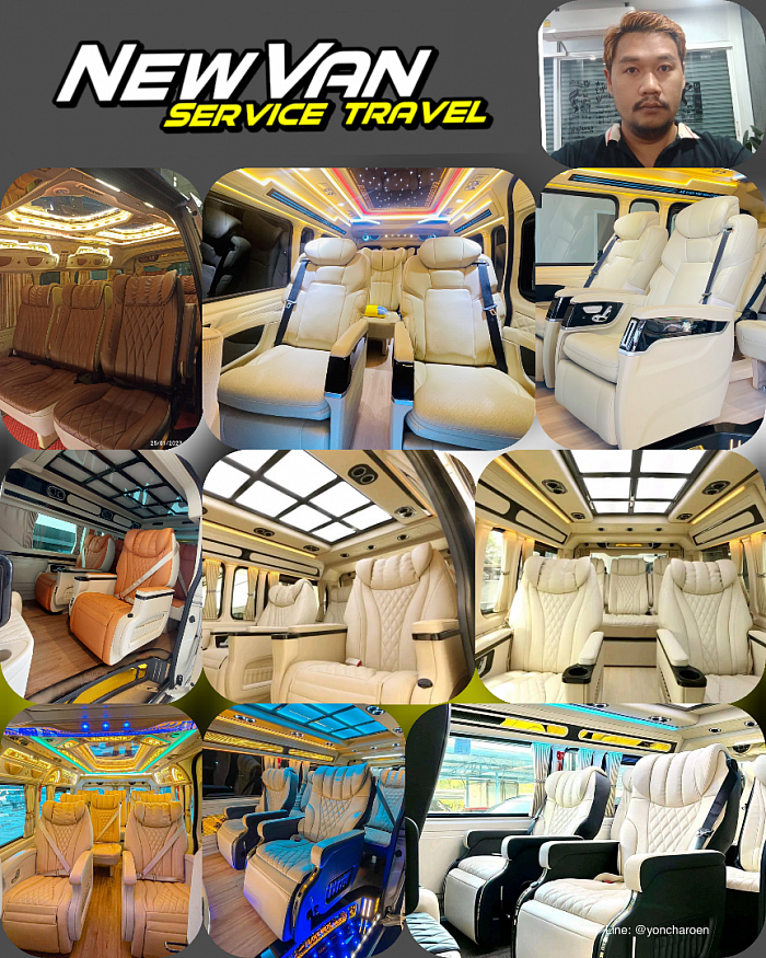 Rent a van with driver van rental bangkok van rental with driver in bangkok Principles for using a city tour car, 1 day, can use the car for 10 hours, more than 10 hours, 300 -400 baht per hour
